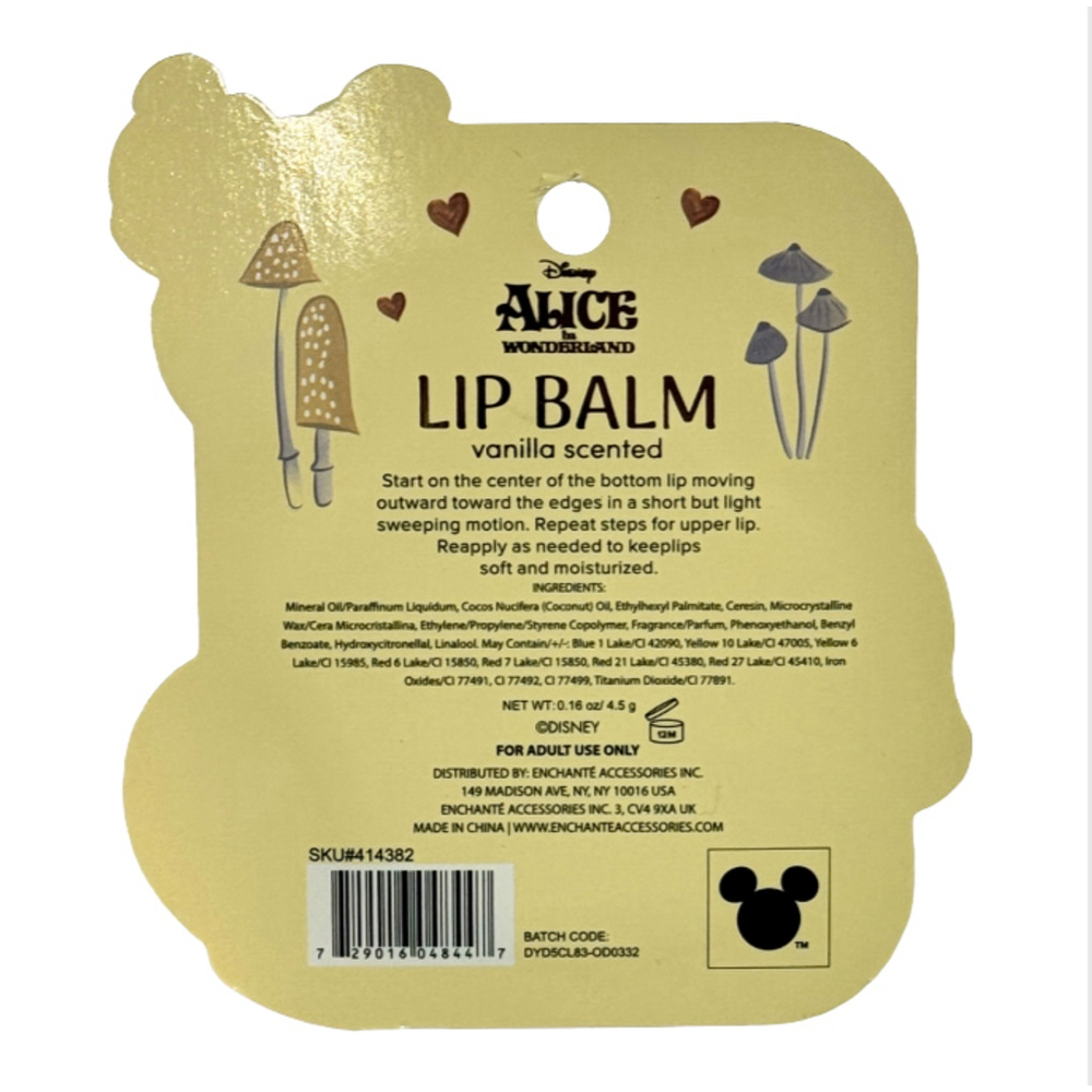 🌷 Alice In Wonderland Vanilla Scented Lip Balm - Picture 2 of 2